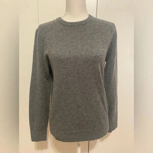 Everlane Classic Cashmere Grey Crewneck Sweater Size Small